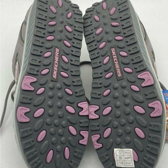 Skechers Shape-ups Grey White Pink Sneakers  Women’s Size 9 - Picture 9 of 9